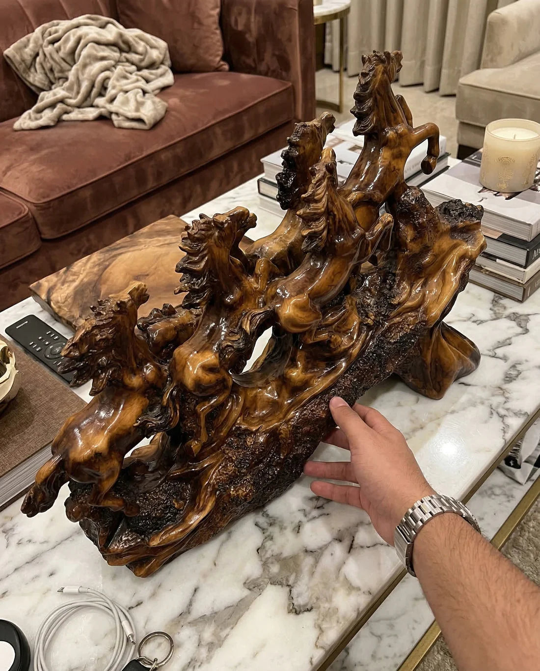 The Seven Sentinels- BIG 7 horses Sculpture