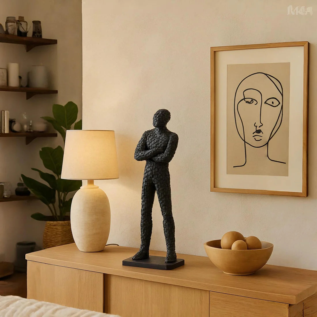 The Silent Sentinel -Handmade Sculpture